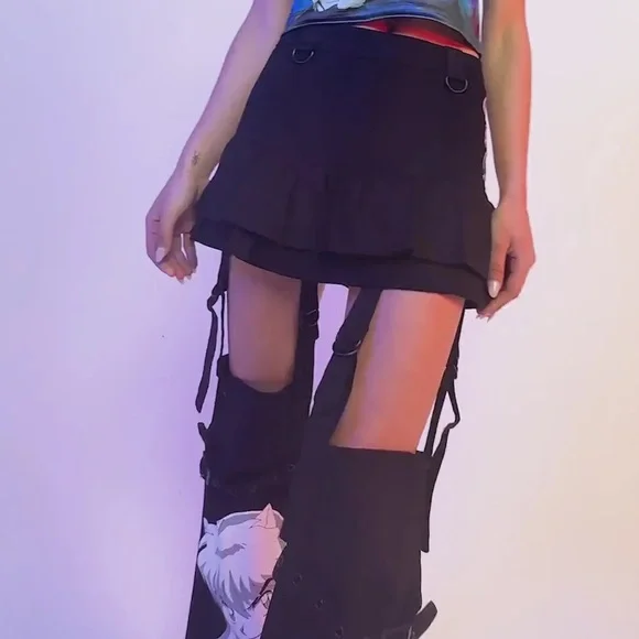 Dollskill x Inuyasha Miniskirt with leg warmers - Picture 2 of 2